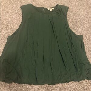 Madewell  Green Sleeveless Top